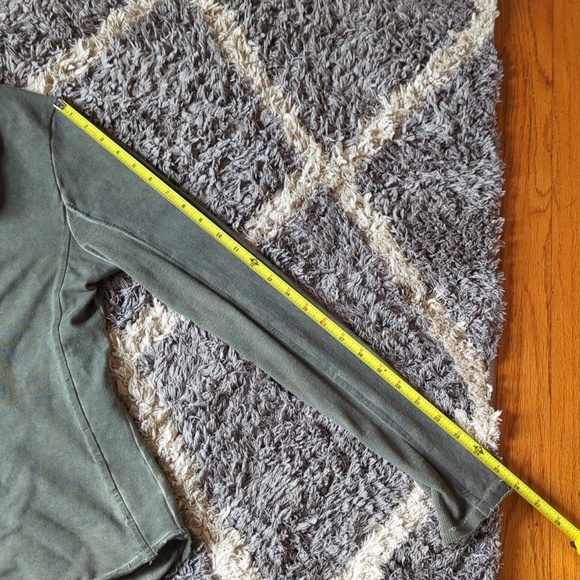 Bloom Fashion Distressed Asymmetrical Zip Cowl Neck Moto Sweater Jacket Size L - Picture 12 of 12